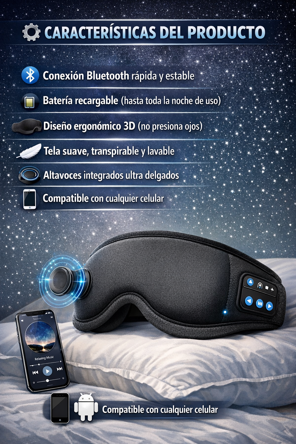 Banda Premium para Dormir- Tu solución real contra el insomnio 🫩+ REGALO🎁